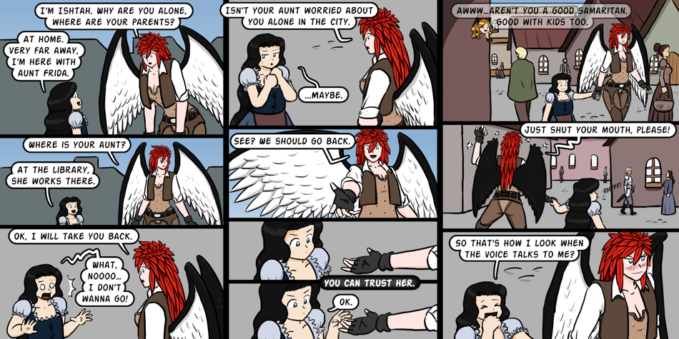 Breadfinder - Episode 462, Page 1: 462-Talking with strangers?
