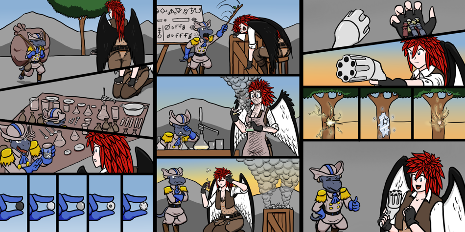 Breadfinder - Episode 570, Page 1: 570-Ms.Ishtah takes alchemy lessons
