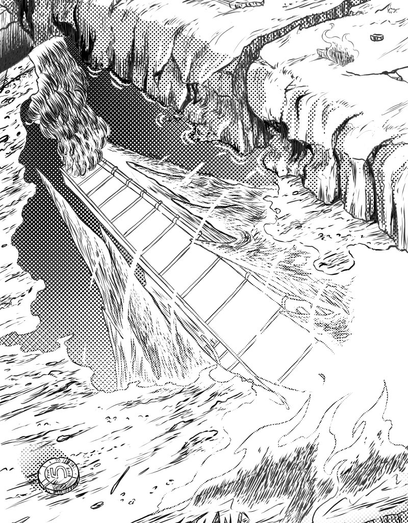 LOSTLAND - Episode 117, Page 1: Pg.5.00: The Lantern's Towe Ablaze