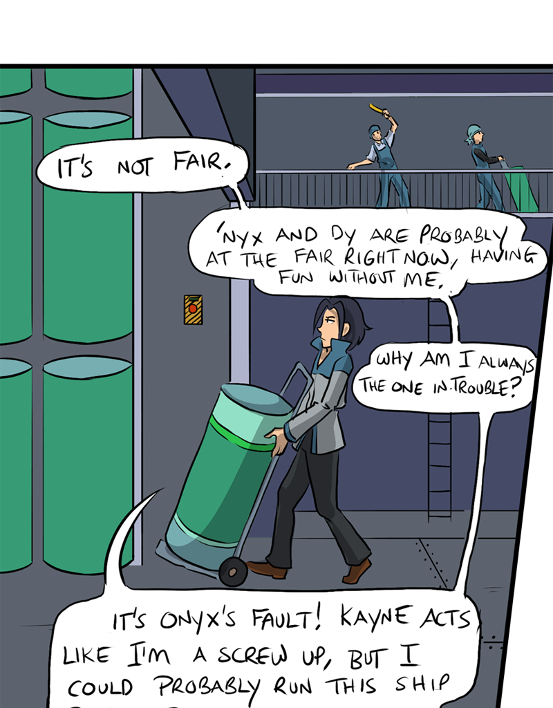 Darkwynd Chronicles - Episode 10, Page 12: Kerrigan on Cleaning Duty