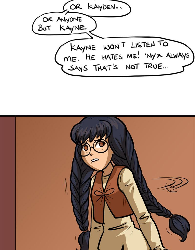 Darkwynd Chronicles - Episode 32, Page 9: Dyanna Talks to Kayne