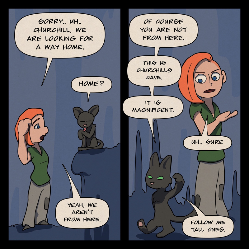 Briargate - Episode 10, Page 1: Cave Home