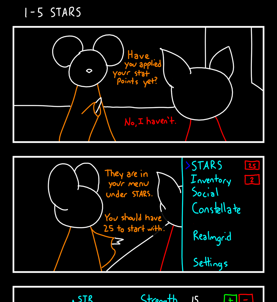 Cosmic Connect - Episode 6, Page 1: 1-5 STARS