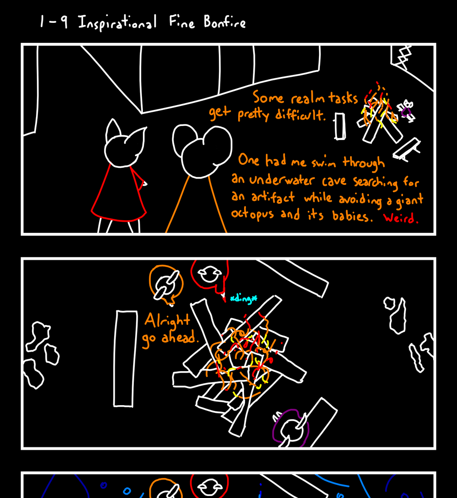 Cosmic Connect - Episode 10, Page 1: 1-9 Inspirational Fine Bonfire