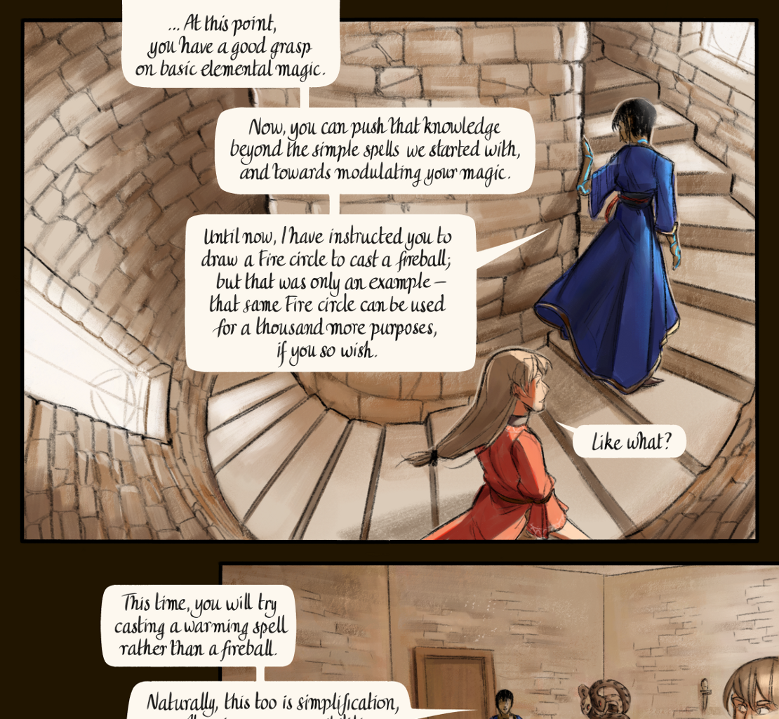 The Gifts of Darkness - Episode 25, Page 3: Chapter 25: Waking dreams