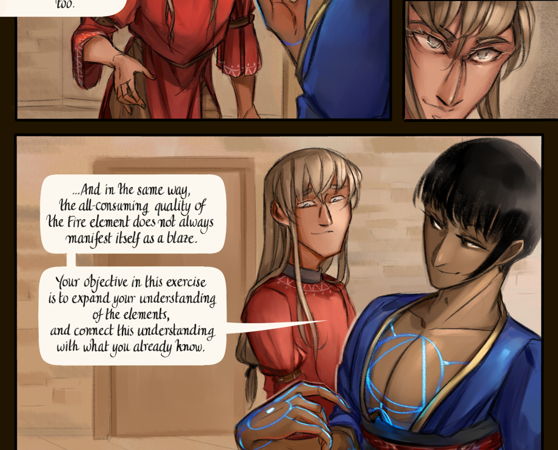 The Gifts of Darkness - Episode 25, Page 4: Chapter 25: Waking dreams
