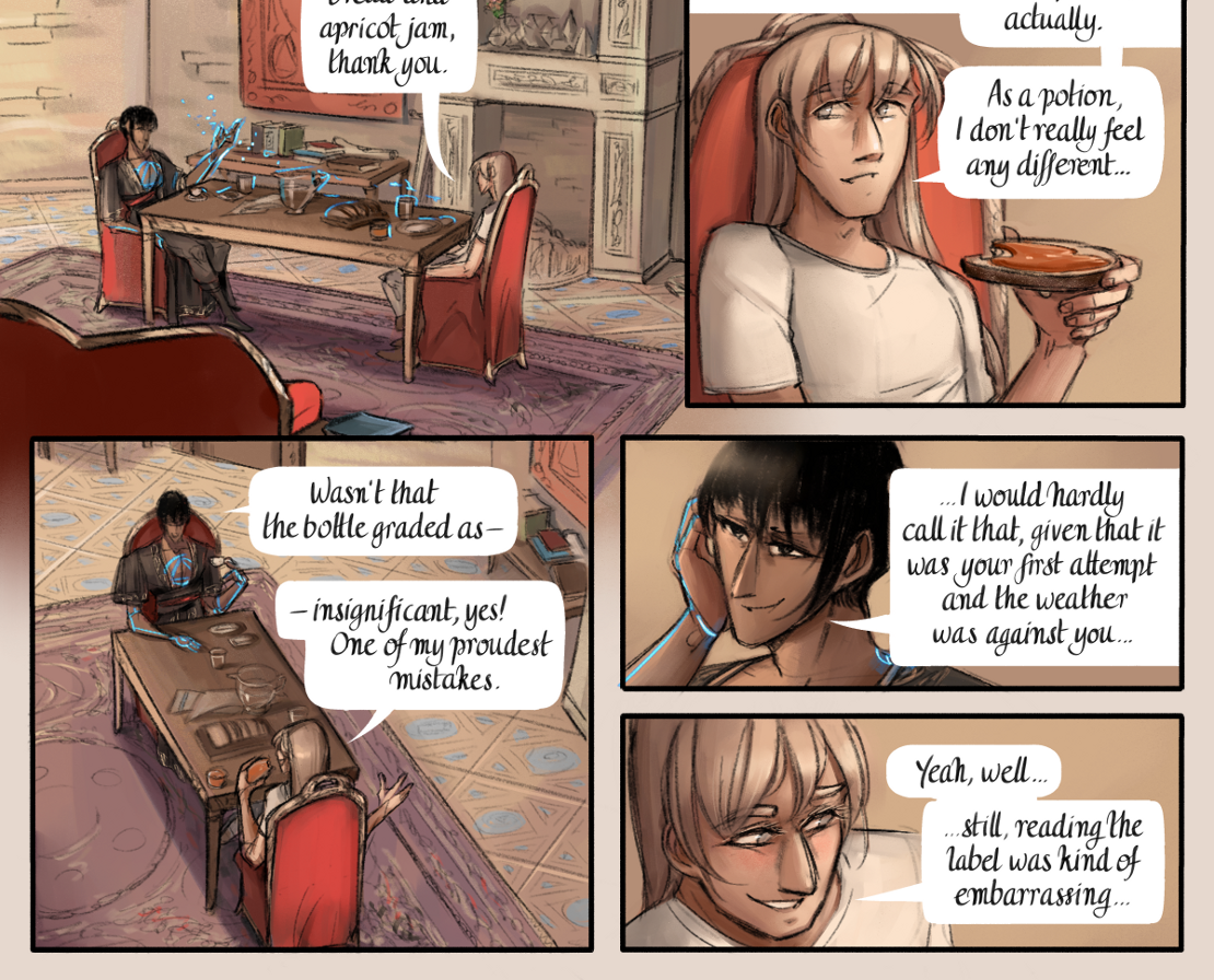 The Gifts of Darkness - Episode 25, Page 14: Chapter 25: Waking dreams