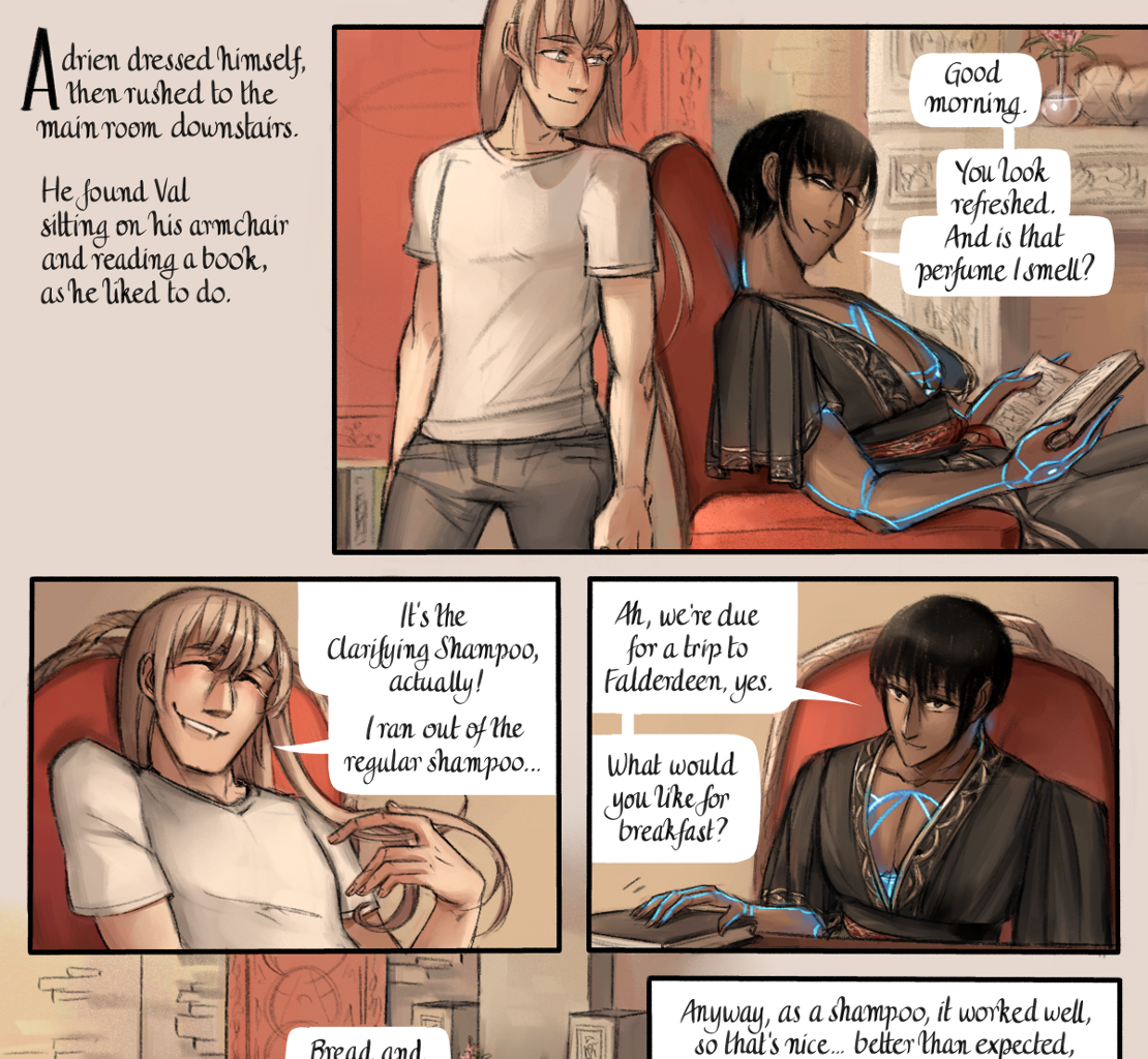 The Gifts of Darkness - Episode 25, Page 14: Chapter 25: Waking dreams