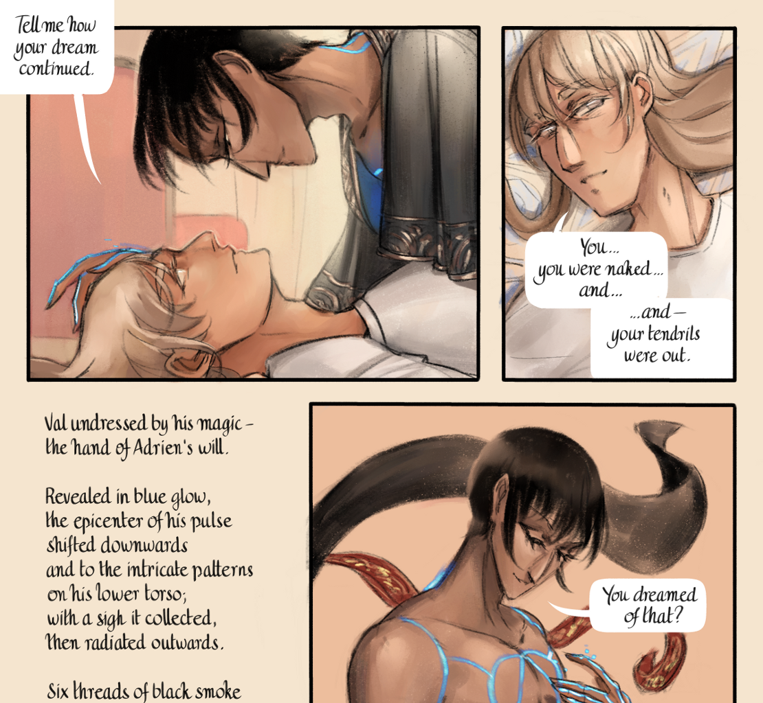 The Gifts of Darkness - Episode 25, Page 19: Chapter 25: Waking dreams