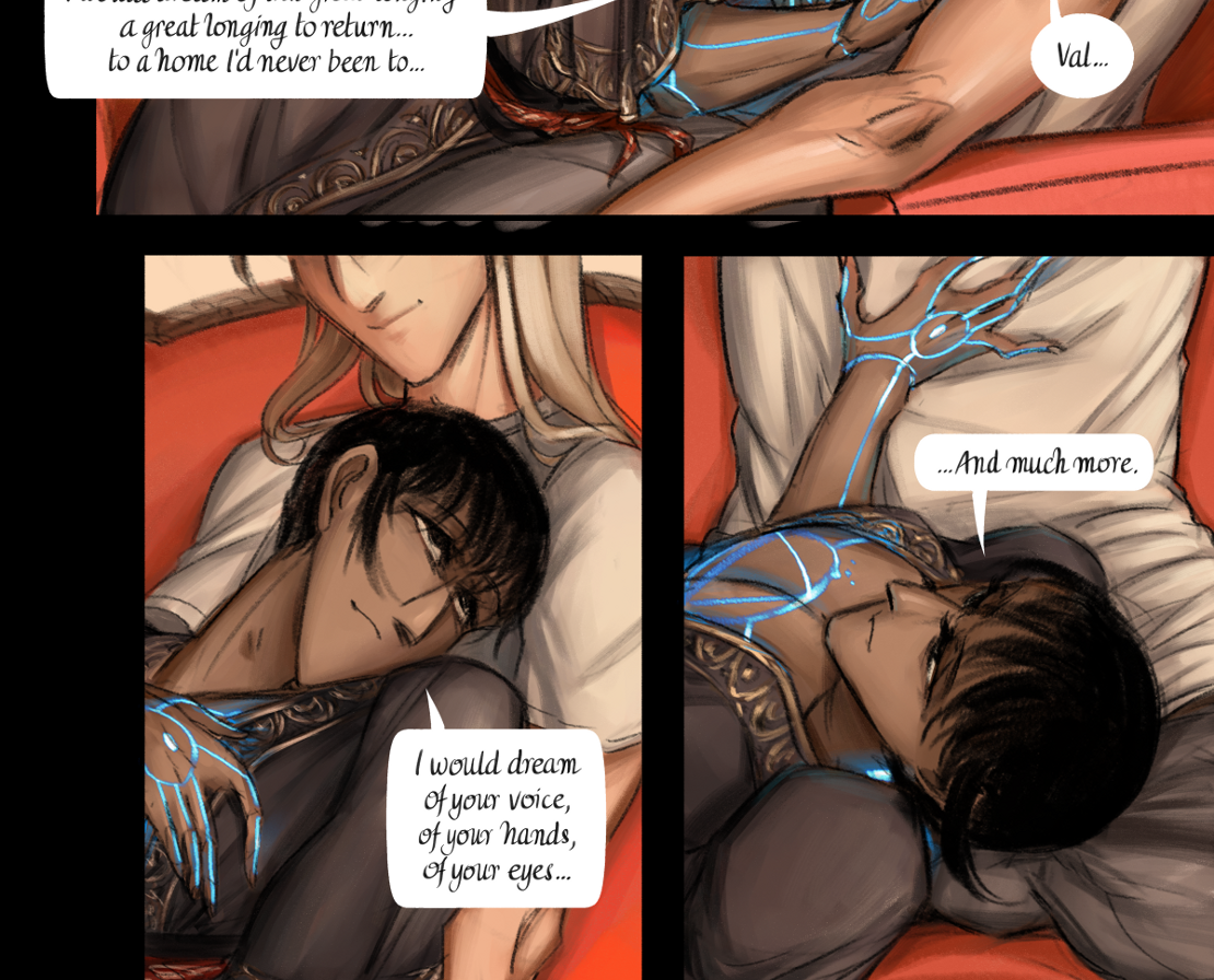 The Gifts of Darkness - Episode 25, Page 28: Chapter 25: Waking dreams