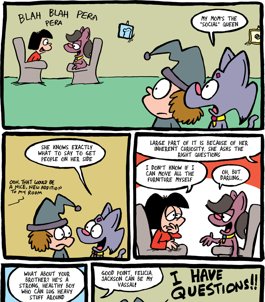 The Fuzzy Princess - Episode 243, Page 1: 2018-04-06-Question