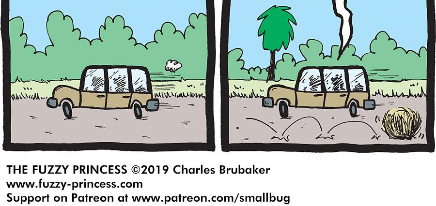 The Fuzzy Princess - Episode 392, Page 1: 2019-03-20-License-To-Play