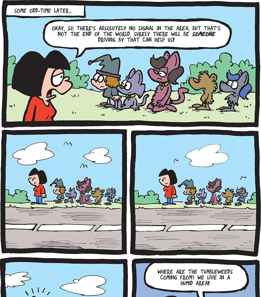 The Fuzzy Princess - Episode 396, Page 1: 2019-03-29-Alone-In-The-World