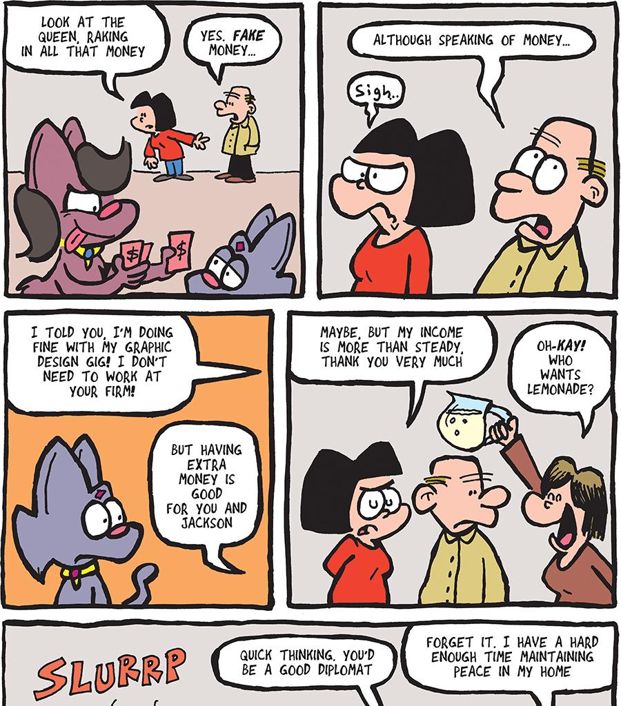 The Fuzzy Princess - Episode 412, Page 1: 2019-05-06-Money-Talk