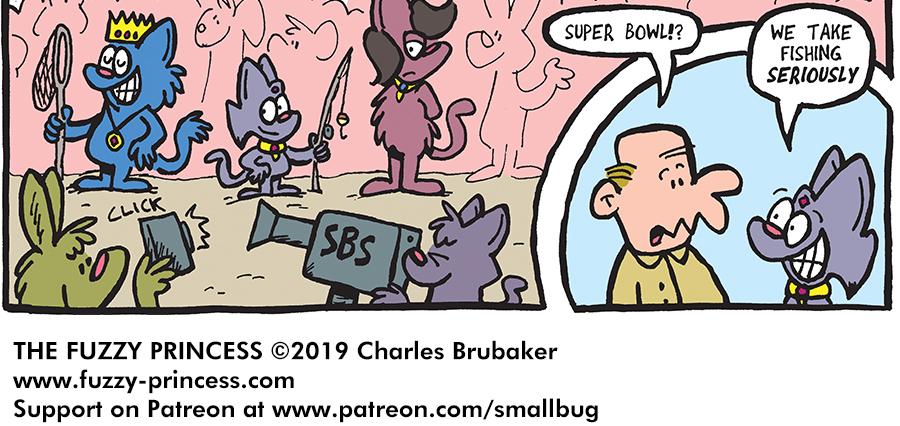 The Fuzzy Princess - Episode 420, Page 1: 2019-05-24-Competition