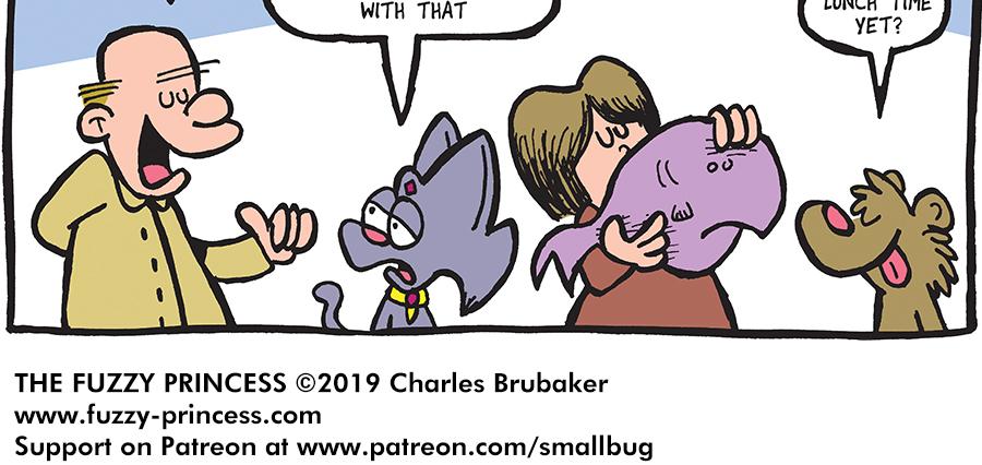The Fuzzy Princess - Episode 427, Page 1: 2019-06-10-Pancake-Heaven