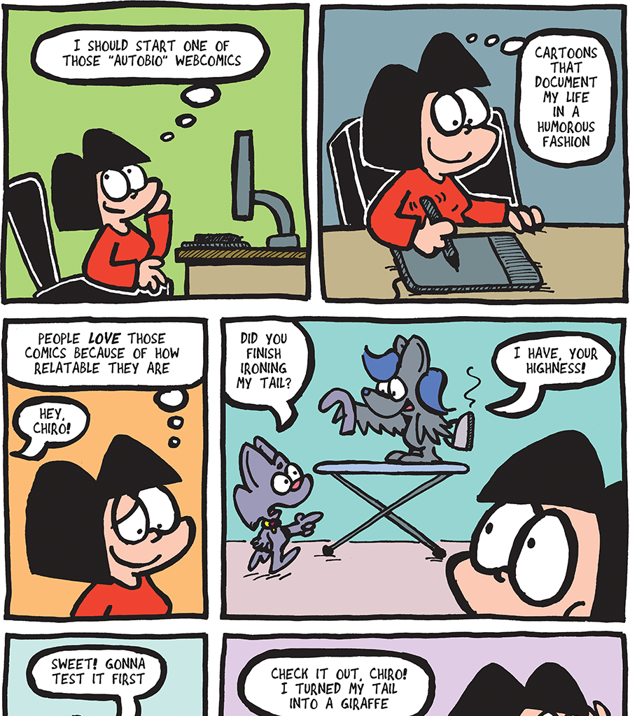 The Fuzzy Princess - Episode 504, Page 1: 2019-12-06-Relatable