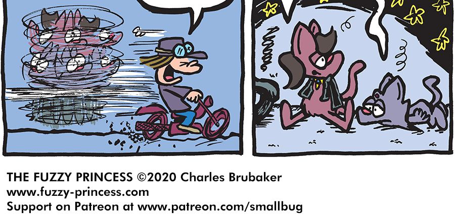The Fuzzy Princess - Episode 529, Page 1: 2020-02-03-Cheating
