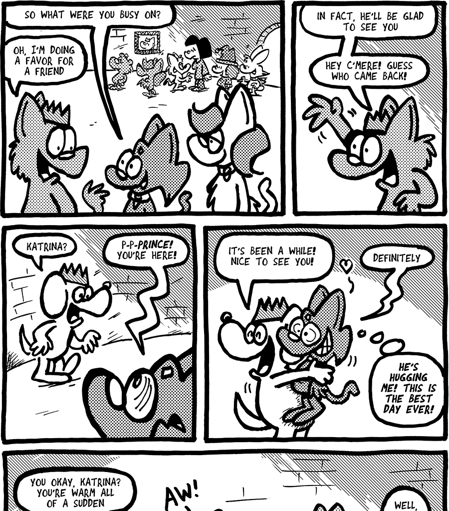 The Fuzzy Princess - Episode 605, Page 1: 2020-07-27-Reunion