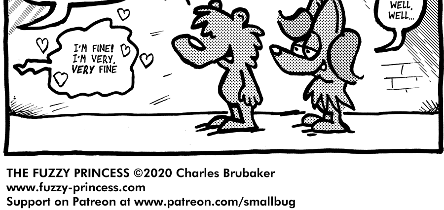 The Fuzzy Princess - Episode 605, Page 1: 2020-07-27-Reunion