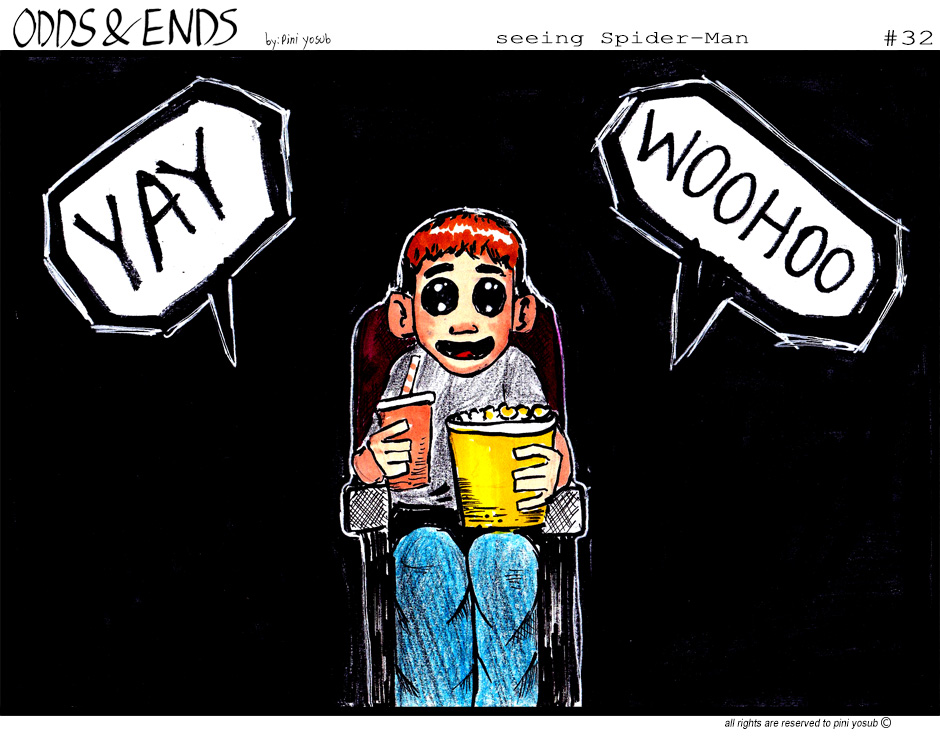 ODDS & ENDS - Episode 32, Page 1: 32. SEEING SPIDER-MAN