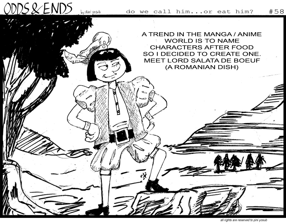 ODDS & ENDS - Episode 58, Page 1: 58. DO WE CALL HIM...OR EAT HIM?