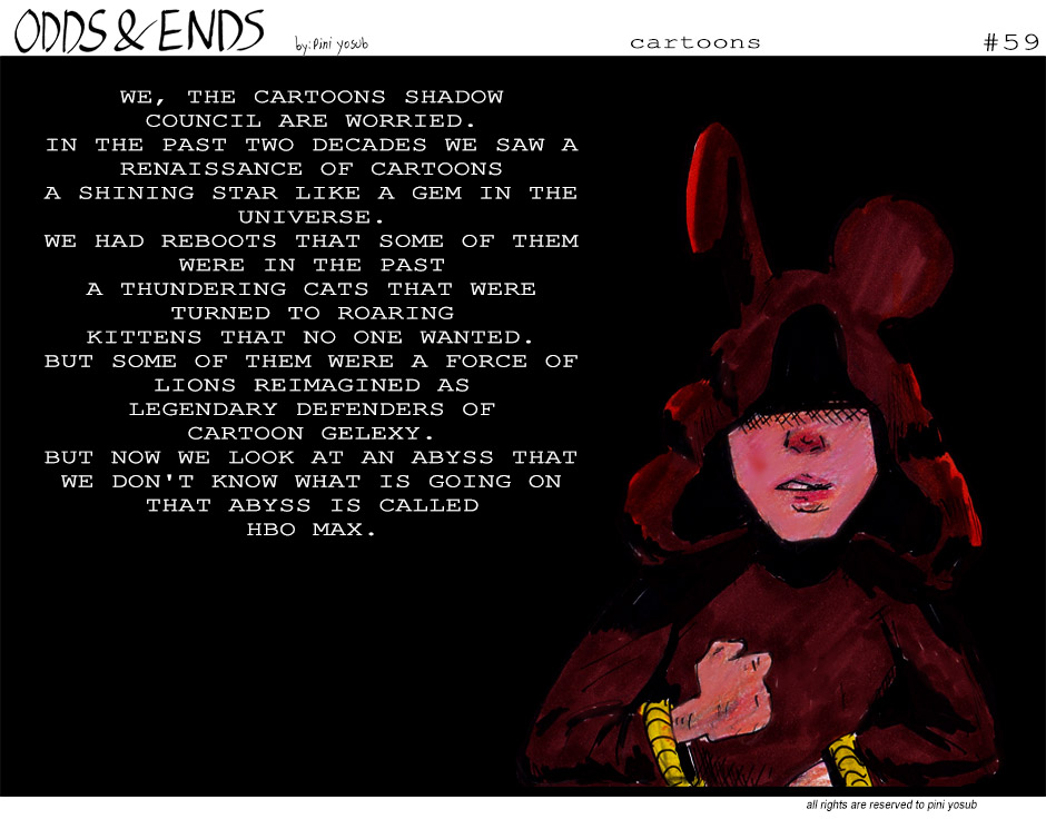 ODDS & ENDS - Episode 59, Page 1: 59. CARTOONS