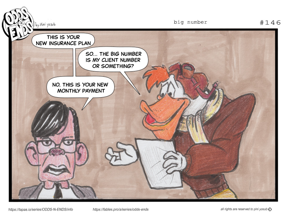 ODDS & ENDS - Episode 146, Page 1: 146. BIG NUMBER
