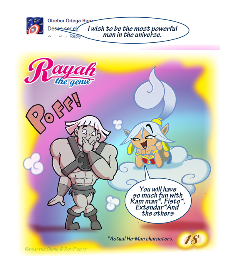 Rayah the Genie - Episode 19, Page 1: Wish No 18