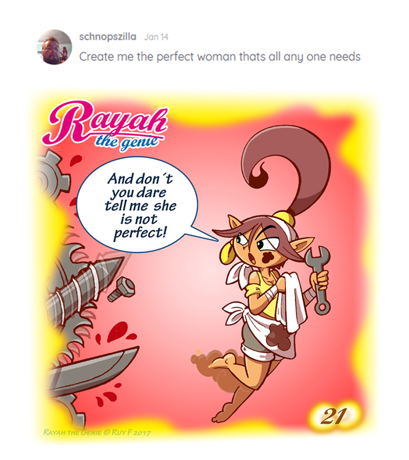 Rayah the Genie - Episode 22, Page 1: Wish No 21