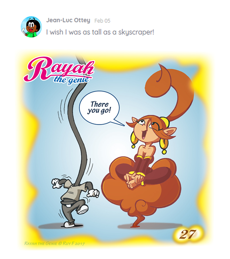Rayah the Genie - Episode 28, Page 1: Wish No 27