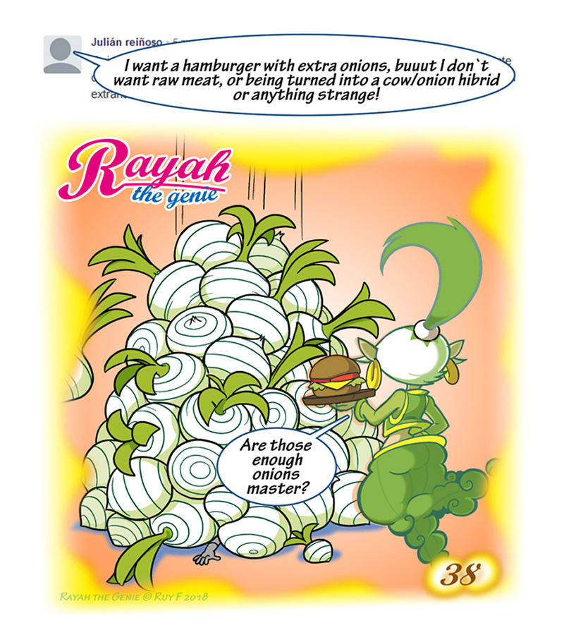 Rayah the Genie - Episode 39, Page 1: Wish No 38