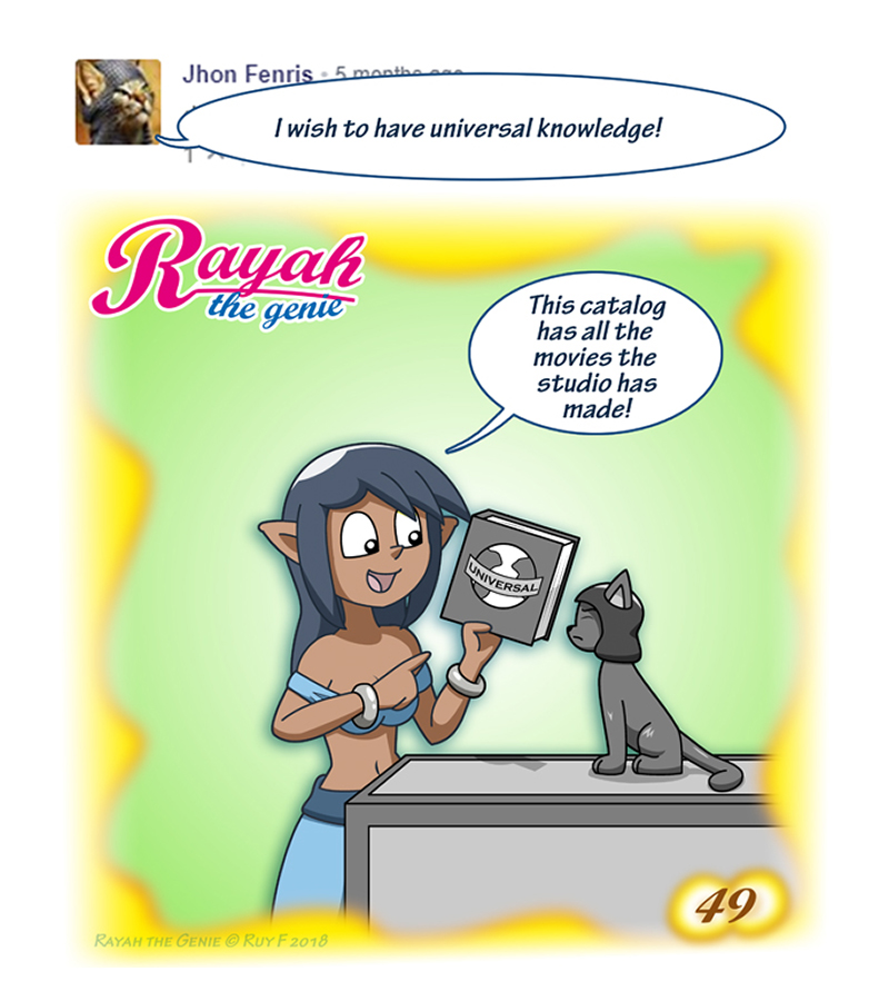 Rayah the Genie - Episode 50, Page 1: Wish No 49
