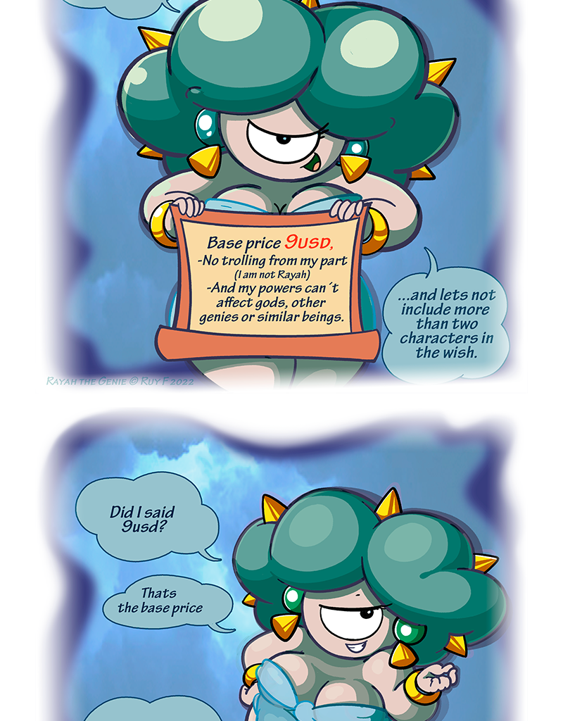 Rayah the Genie - Episode 298, Page 1: Wishes for Nibasa