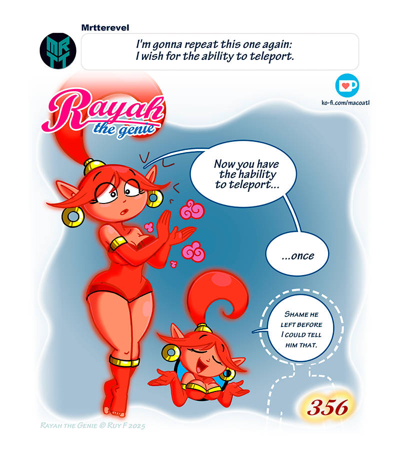 Rayah the Genie - Episode 403, Page 1: Teleport