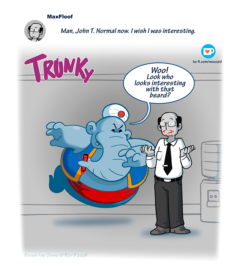 Rayah the Genie - Episode 412, Page 1: Trunky 02