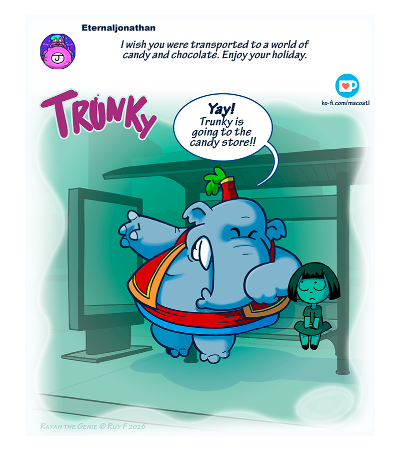 Rayah the Genie - Episode 413, Page 1: Trunky 03