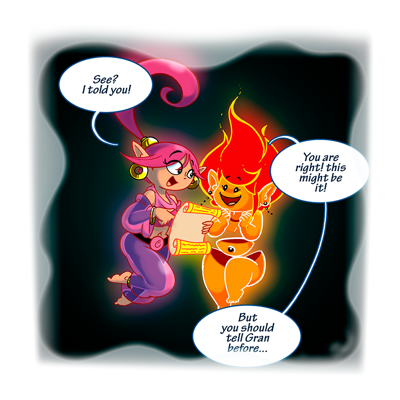 Rayah the Genie - Episode 415, Page 1: The line