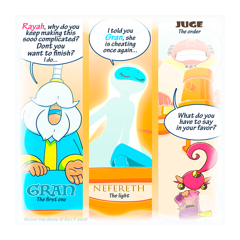 Rayah the Genie - Episode 416, Page 1: The line 02