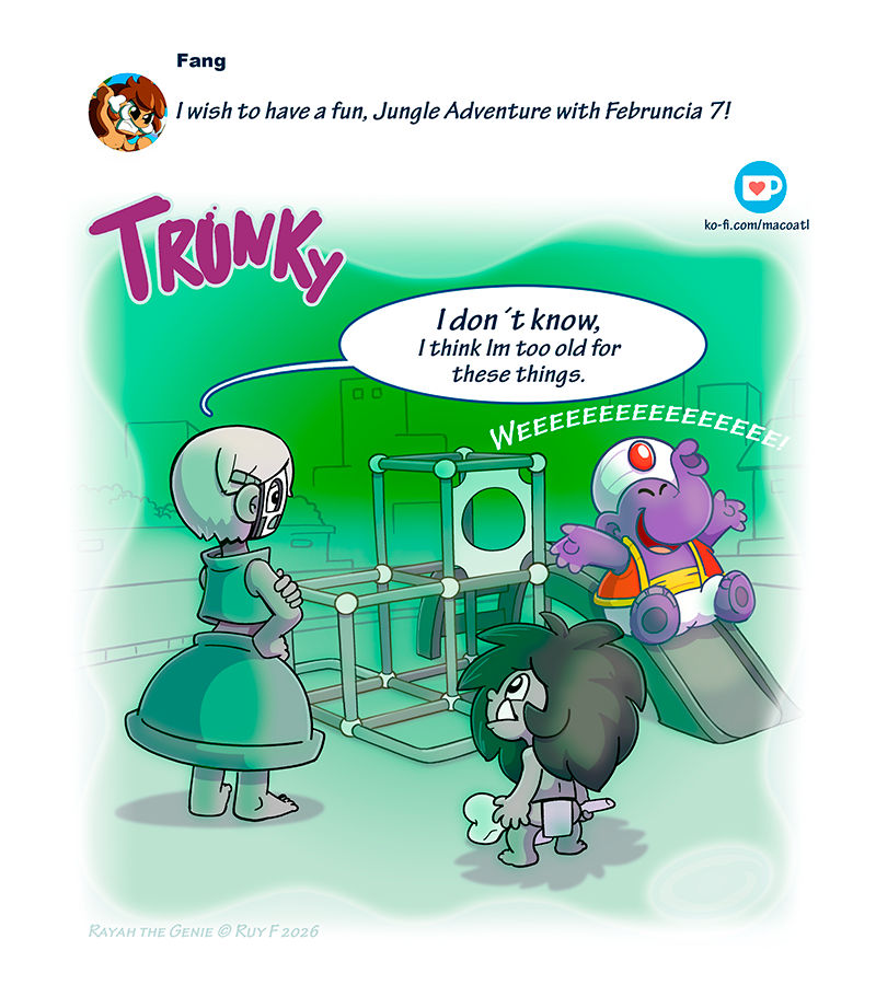 Rayah the Genie - Episode 422, Page 1: Trunky 06