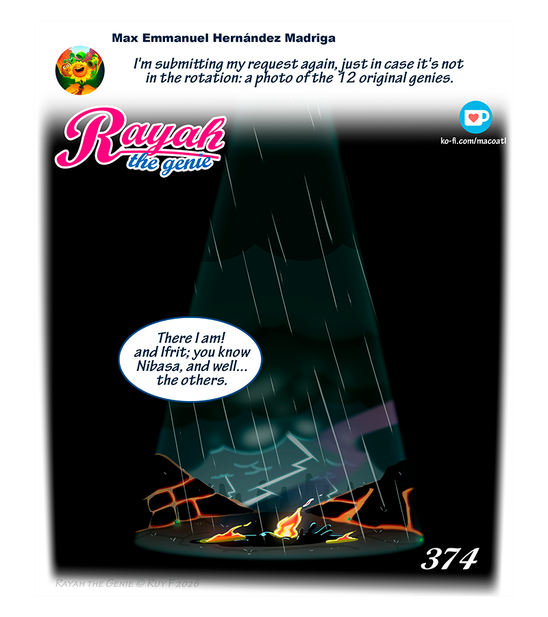 Rayah the Genie - Episode 439, Page 1: Rayah_374_web