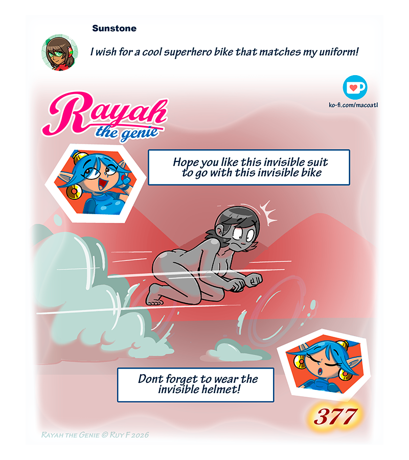 Rayah the Genie - Episode 442, Page 1: Matching uniform