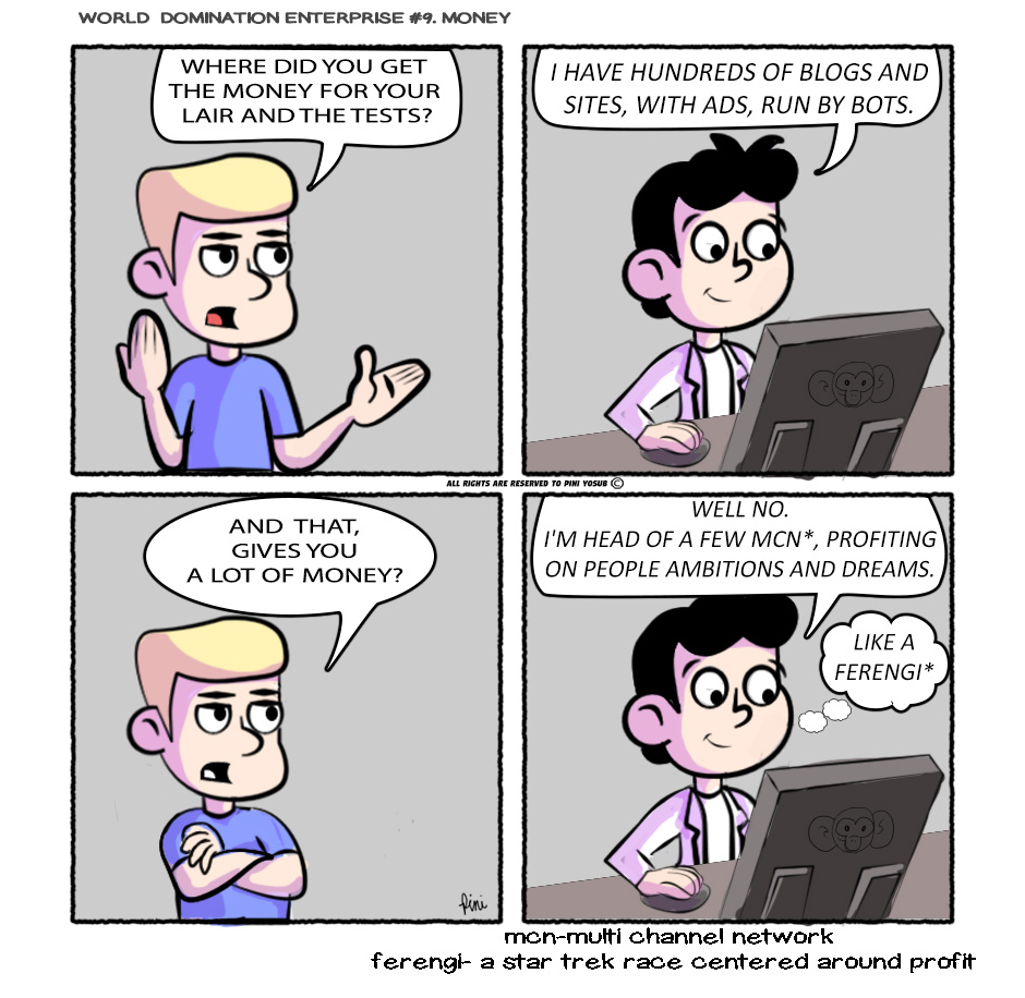 WDE - WORLD DOMINATION ENTERPRISE  - Episode 9, Page 1: 9