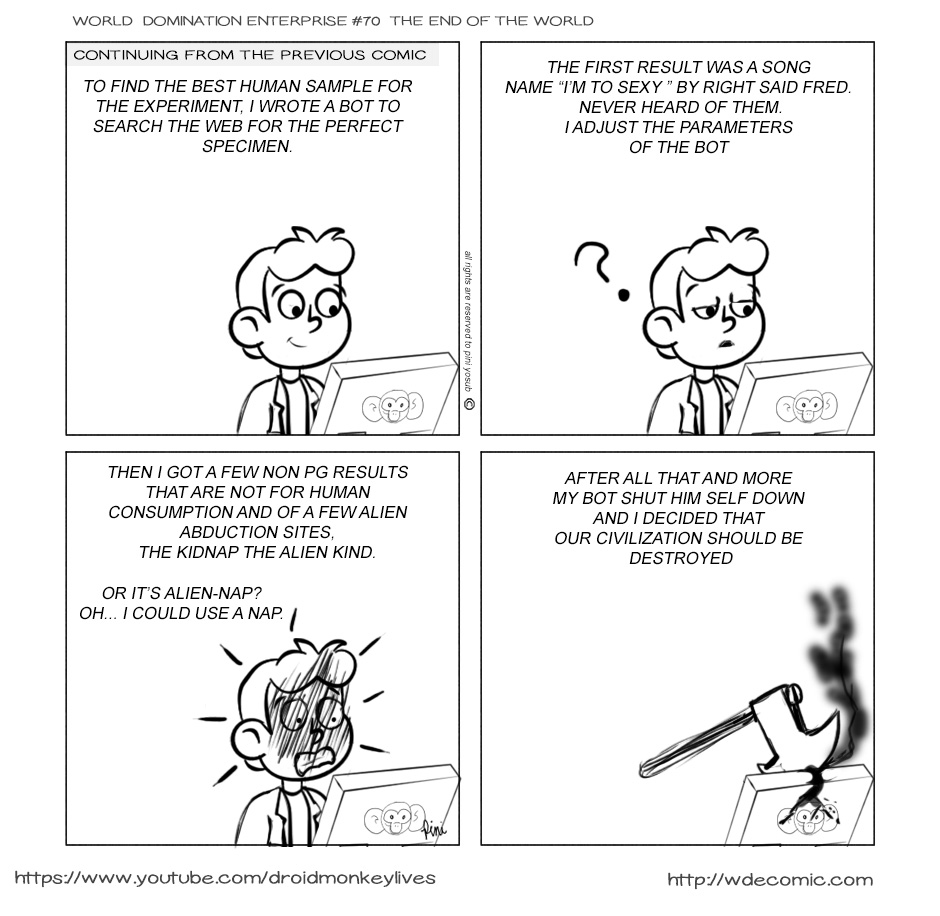 WDE - WORLD DOMINATION ENTERPRISE  - Episode 70, Page 1: 70
