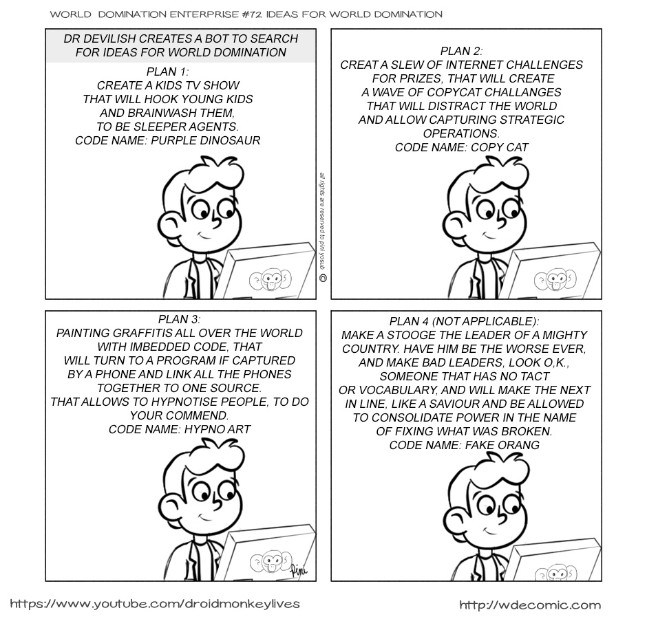 WDE - WORLD DOMINATION ENTERPRISE  - Episode 72, Page 1: 72