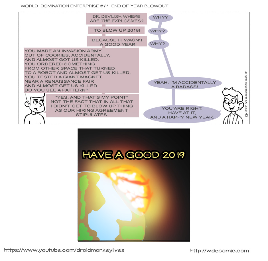 WDE - WORLD DOMINATION ENTERPRISE  - Episode 77, Page 1: 77