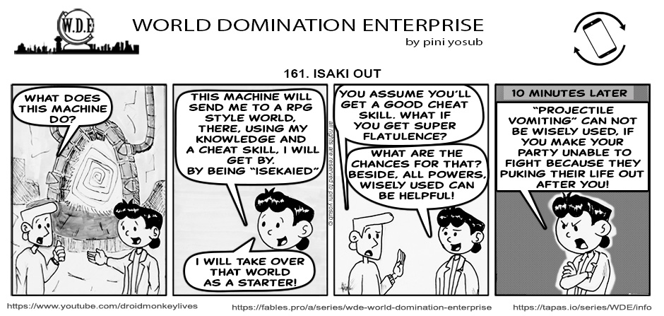 WDE - WORLD DOMINATION ENTERPRISE  - Episode 161, Page 1: 161