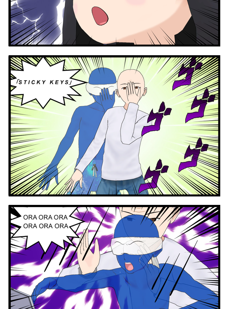 Neguri Senpai - Episode 5, Page 1: #005 Neguri-Senpai! STAND-POWER!?