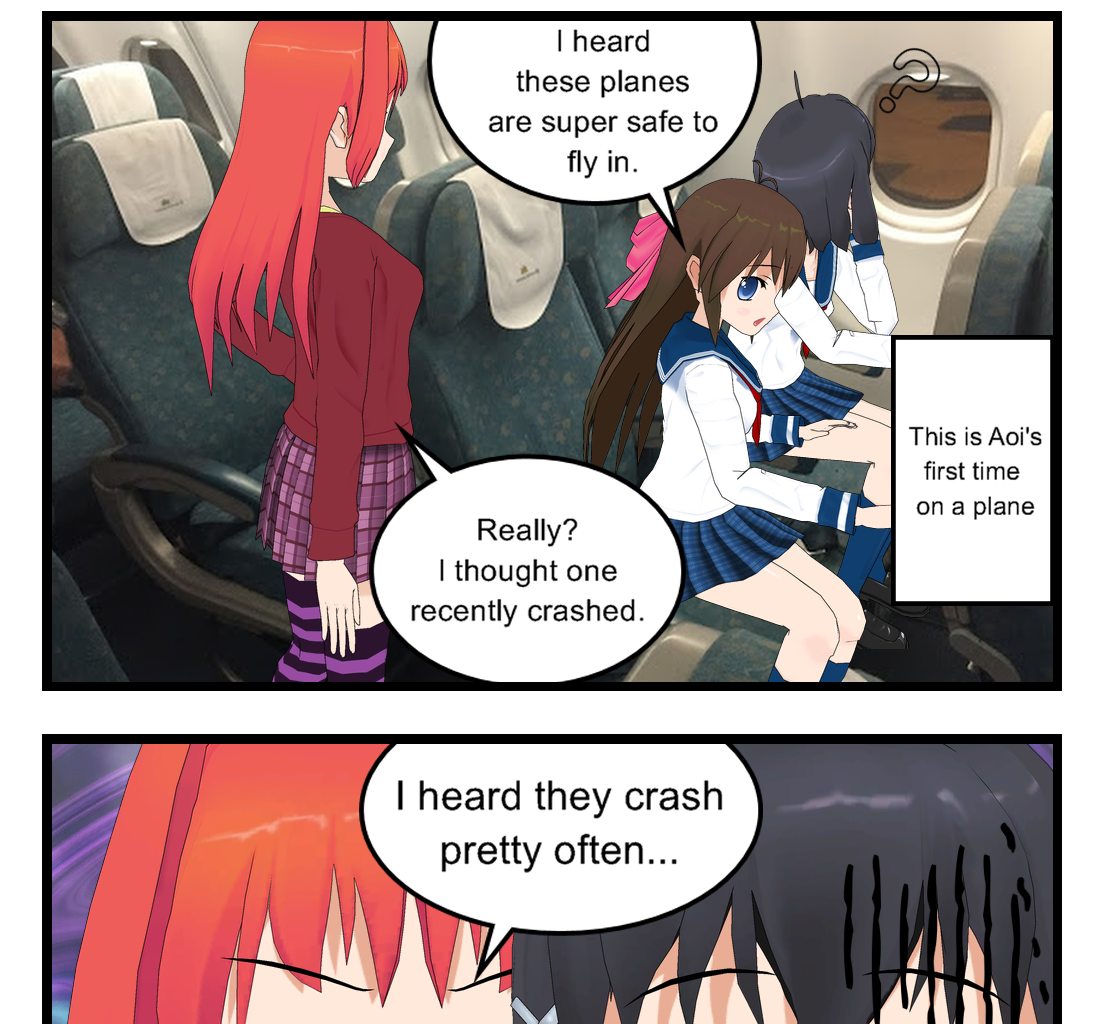 Neguri Senpai - Episode 42, Page 1: #042 Neguri-Senpai!! Plane Panic!