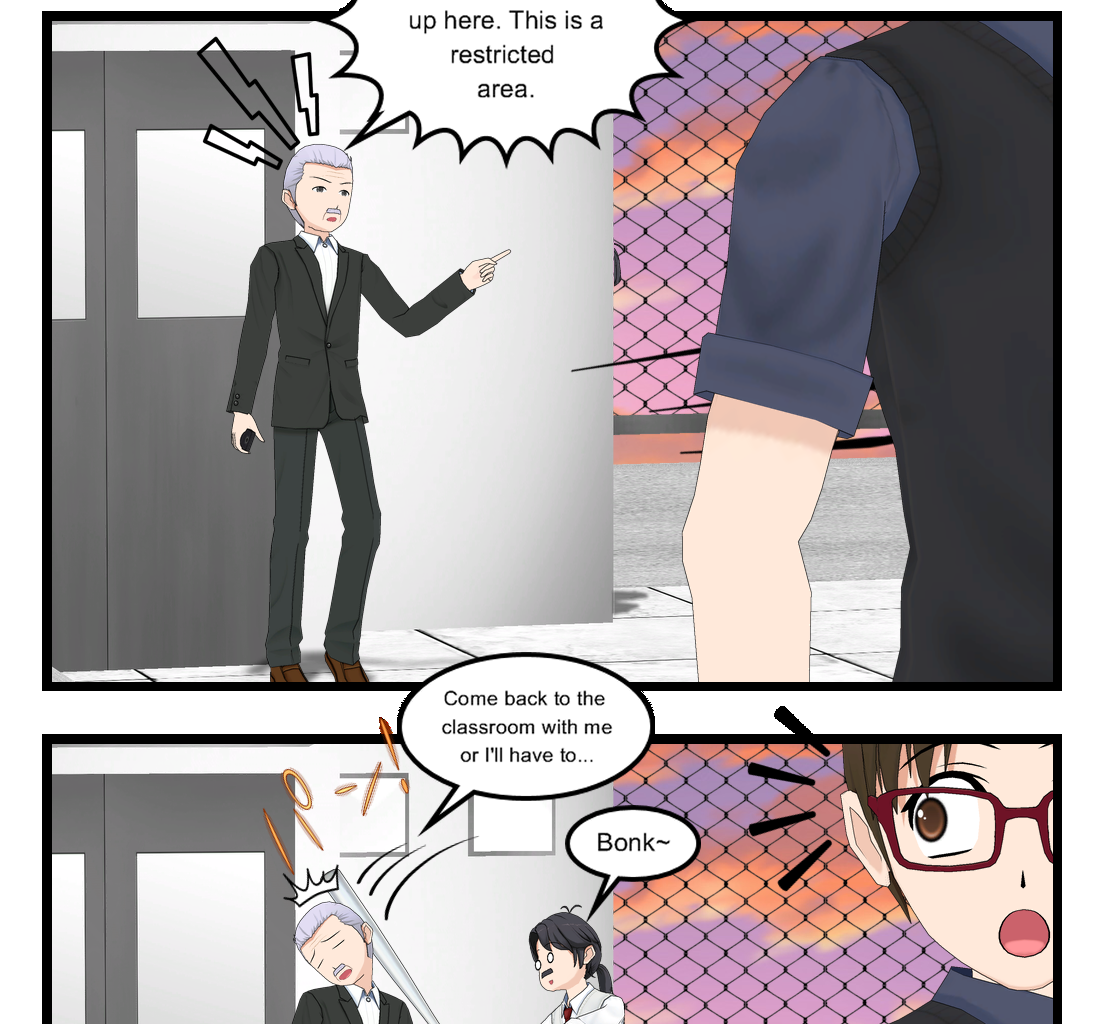 Neguri Senpai - Episode 84, Page 1: #082 Neguri-Senpai!! An odd way of helping!
